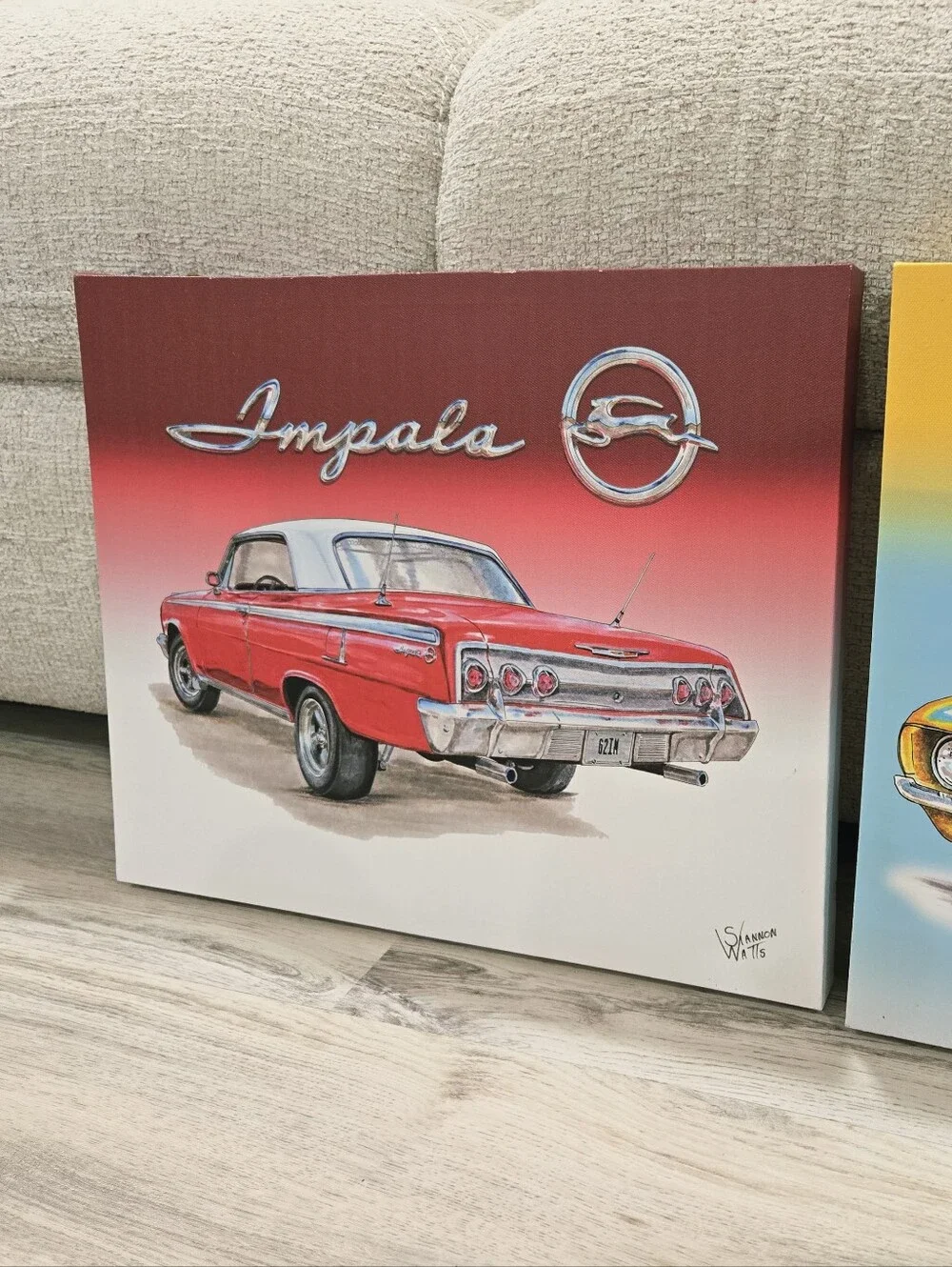 Cars Picture Frames Kids Room